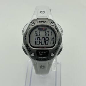 Timex Women's Ironman Traditional 30-Lap White & Silver  Watch Working